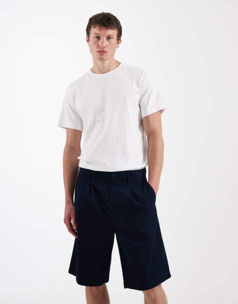 Tommy Jeans pleated shorts in navy - view 1