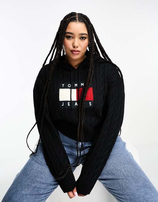 Womens tommy jeans hot sale hoodie