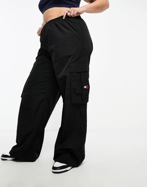 Tommy Jeans plus - Claire - Pantaloni a vita alta blu navy