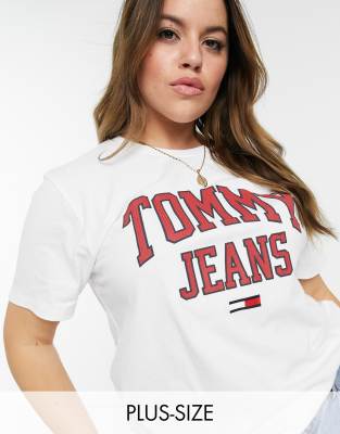 tommy jeans logo tee