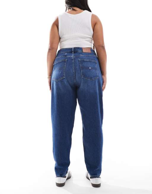 Womens Jeans Plus Size Baggy Mom Jeans Tommy Jeans Plus Mom Jeans
