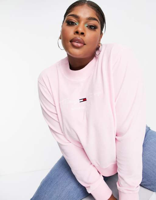 Pastel tommy hot sale sweatshirt