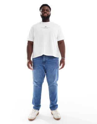 Tommy Jeans Plus – Ryan – Niebieskie jeansy o regularnym prostym kroju - view 1