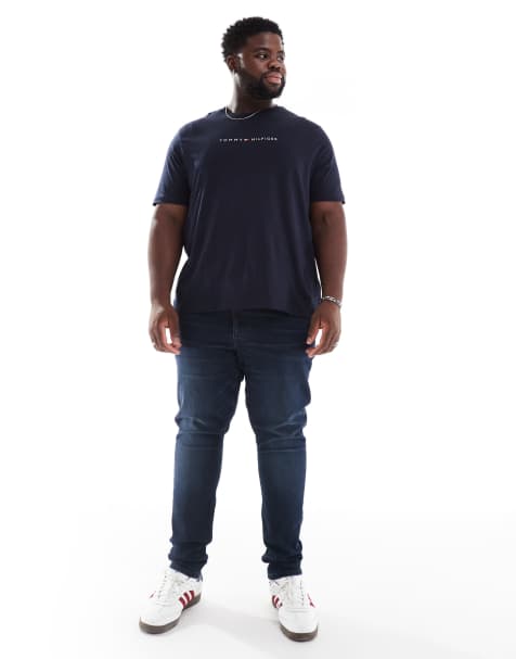 Tommy Jeans Plus – Simin – Ciemnoniebieskie jeansy o obcisłym kroju - view 1