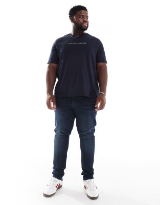 Tommy Jeans Plus Simin skinny jeans in dark wash-Navy