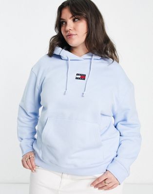 Tommy Jeans Plus icon flag hoodie in blue - ASOS Price Checker
