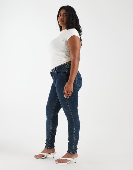 Tommy Jeans Plus ultra high rise skinny jean in blue, 2 of 5
