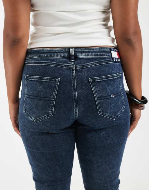 Tommy Jeans Plus ultra high rise skinny jeans in blauw, 5 van 5