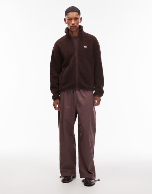Tommy Jeans - Polaire duveteuse - Marron chocolat, 2 de 5