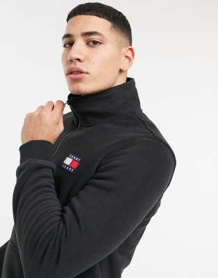 tommy jeans half zip jacket