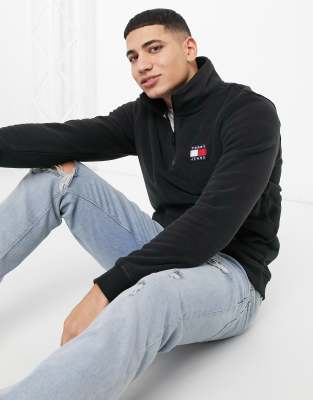 tommy jeans fleece sweatshirt