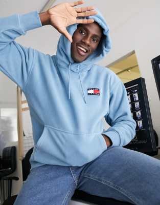 Blue denim shop hoodie