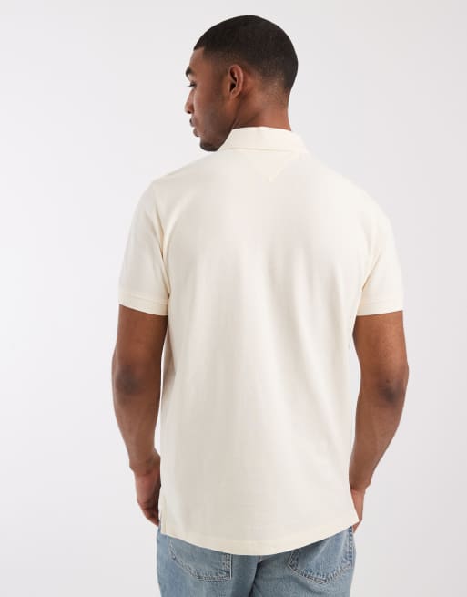 Tommy Jeans - Polo basic beige, 5 di 5