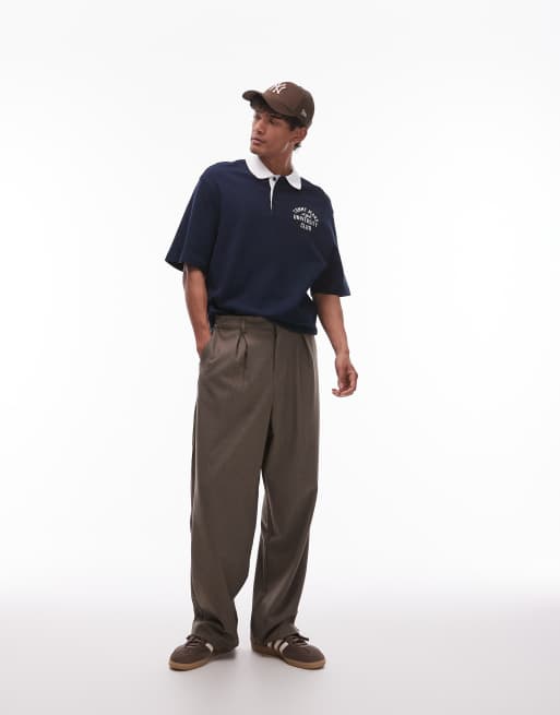 Tommy Jeans - Polo stile rugby blu navy con scritta "University Club", 4 di 4
