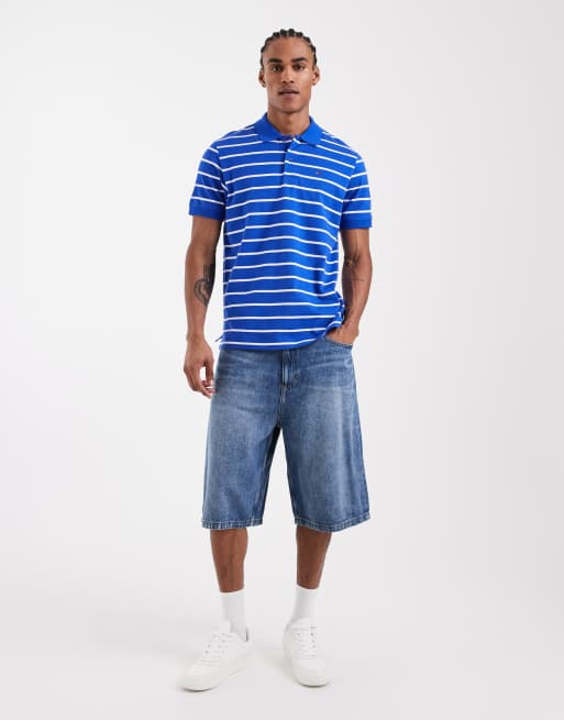 Tommy Jeans – Polohemd in Blau gestreift, 2 von 5