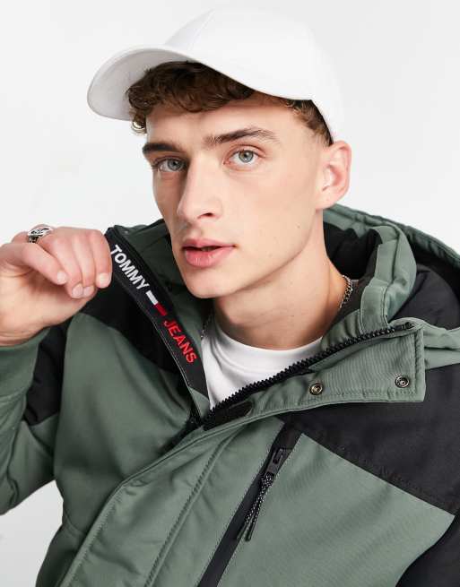 Tommy jeans tech padded bomber clearance jacket