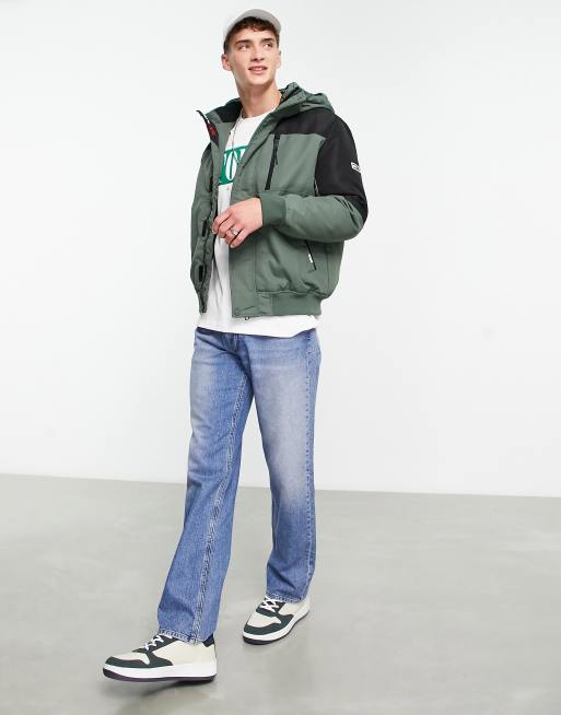 Tommy jeans retro block half cheap zip jacket