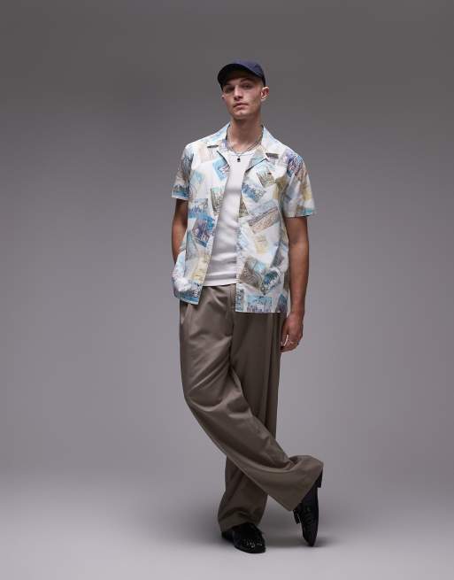 Tommy Jeans – Popeline-Freizeithemd mit bunten Postkarten-Prints, 2 von 4