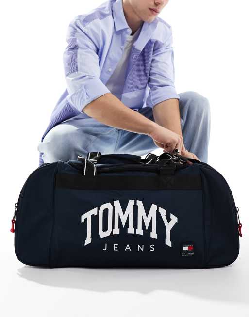 Tommy Jeans prep sport duffle bag in navy, 3 of 4