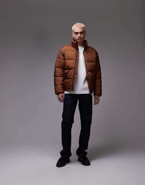Tommy Jeans - Puffer jack in bruin - view 1