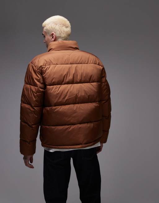 Tommy Jeans puffer jacket in brown, 4 of 4