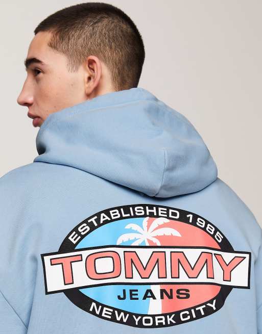 Tommy jeans best sale hoodie blue