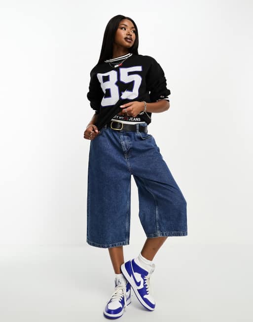 Tommy Jeans – Pullover in Schwarz mit Rundhalsausschnitt ASOS