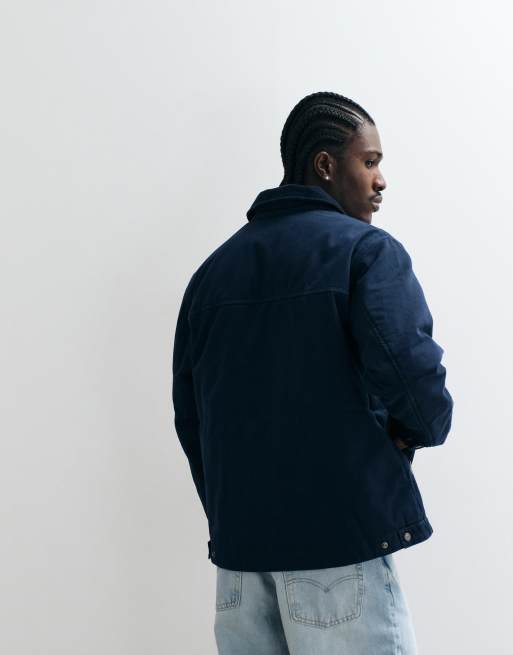 Tommy Jeans quilted Cotton jacket in navy, 4 of 5