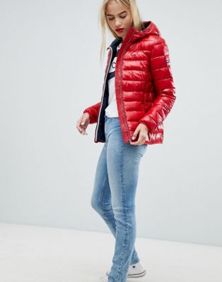 tommy jeans quilted padded jacket