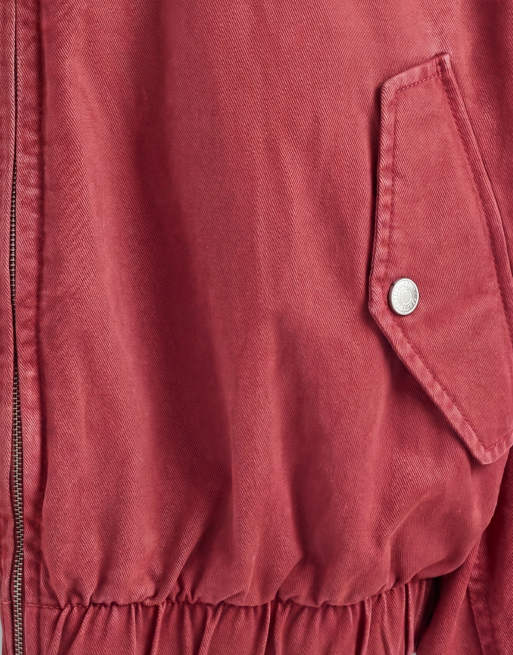 Tommy Jeans - Rød Harrington-jakke, 9 af 9