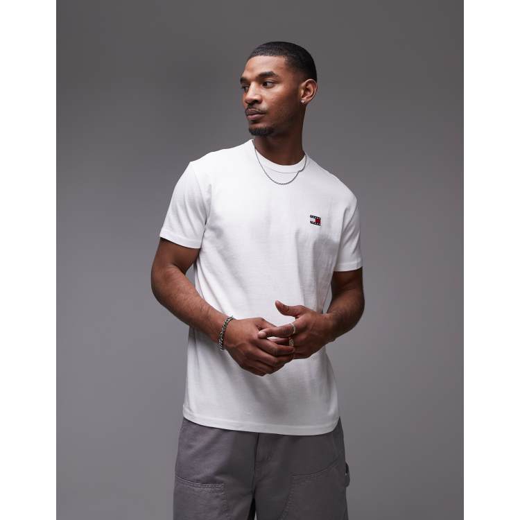 【 JEANS】REGULAR BADGE T-SRHIT Tommy Jeans Regular Badge T-Shirt, Black - Walmart.com