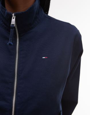 Tommy Jeans Regular Collar Jacket In Blue