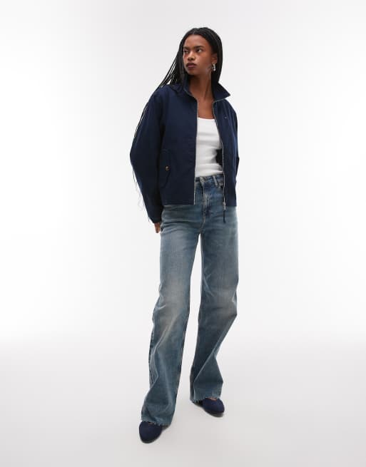 Tommy Jeans regular collar jacket in navy, 4 of 4