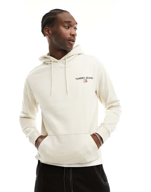 Tommy Jeans regular entry graphic hoodie in beige