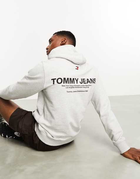 Tommy Hilfiger Men's Tommy Jeans Hoodie Sweatshirt at  Men’s Clothing  store