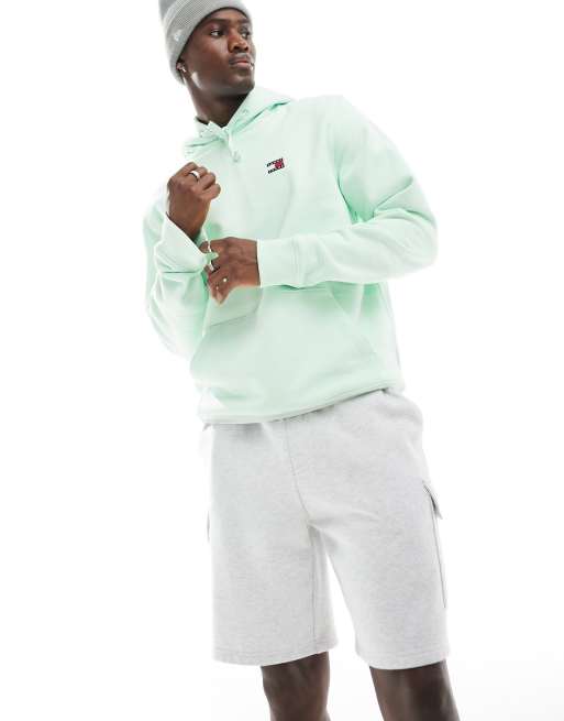 Tommy Jeans - Regular-fit hoodie met logo-badge in groen, 2 van 4