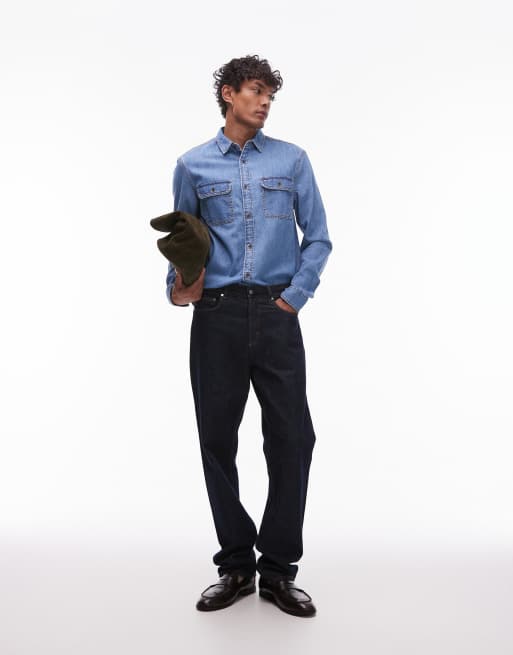 Tommy Jeans – Regular-Fit-Jeanshemd in mittlerer Waschung, 3 von 4