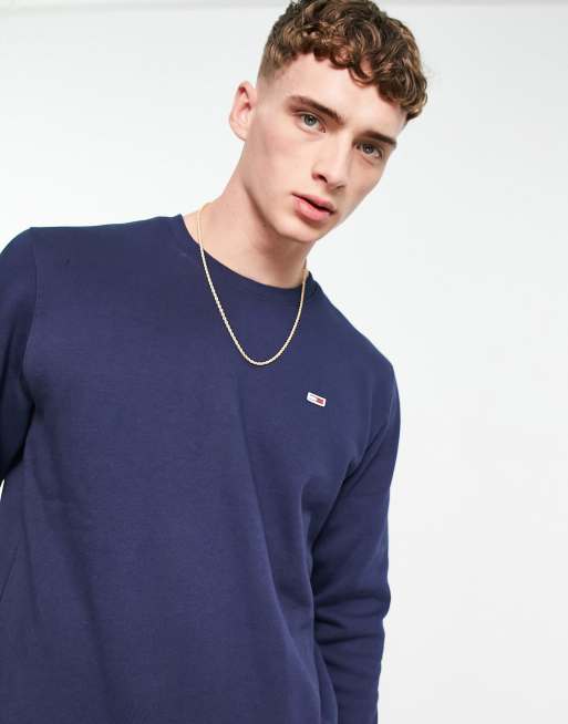 Tommy jeans classic deals crew neck sweatshirt