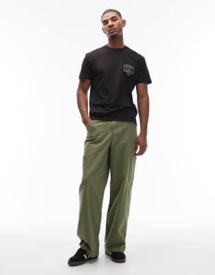 Tommy Jeans Regular Flag Logo With Signature Detail T-shirt In Animal Print