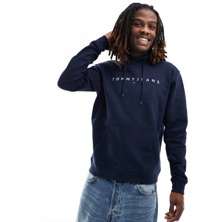 Tommy jeans on sale navy hoodie