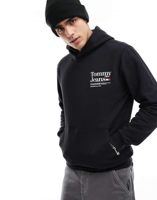 Tommy jeans black online hoodie