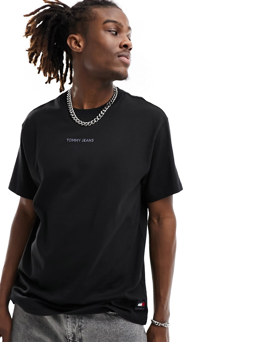 Tommy Jeans regular new classics t-shirt in black