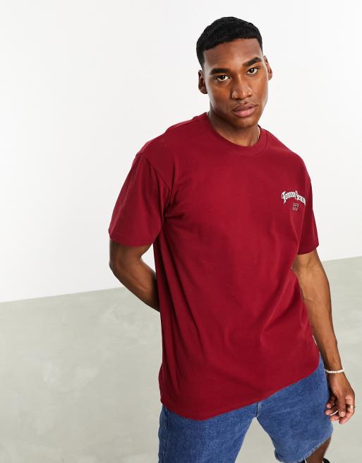 Red tommy deals jeans t shirt