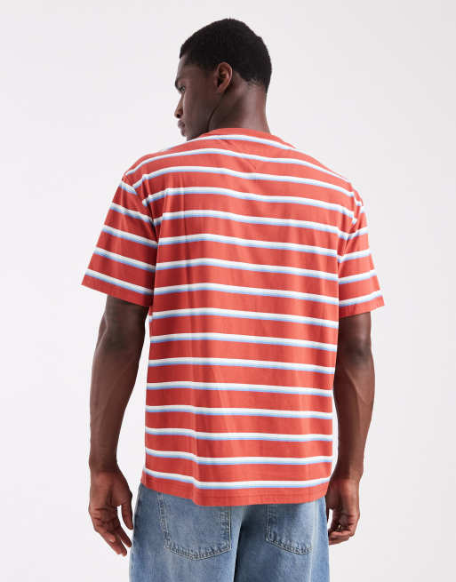 Tommy Jeans relaxed spirited t-shirt with label logo in red, 3 of 5