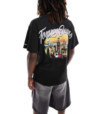 Tommy Jeans Tommy Jeans relaxed vintage city t-shirt in black
