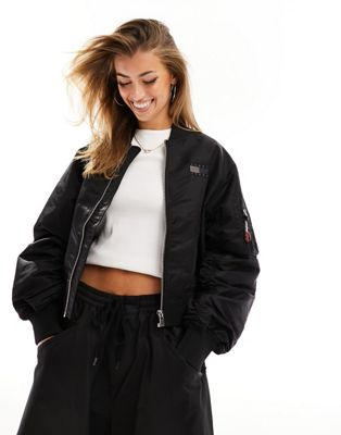 Tommy Jeans Remastered bomber jacket in black - ASOS Price Checker