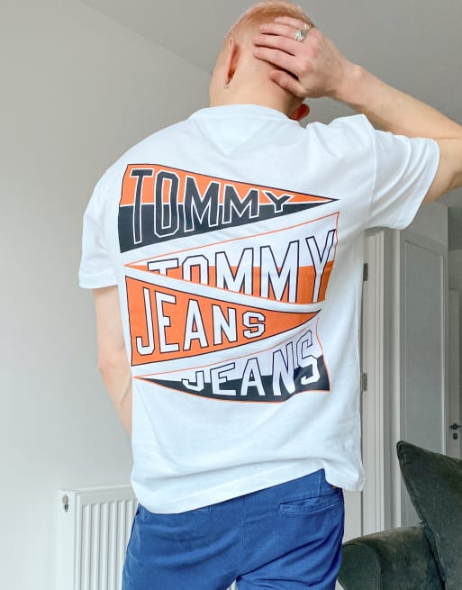tommy jeans repeat script tee