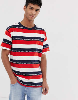 tommy jeans t shirt striped