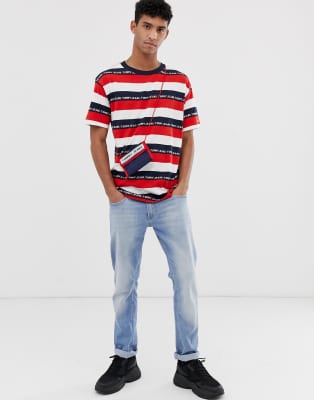 tommy jeans repeat logo sweatshirt