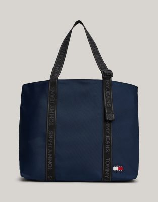 Tommy Jeans Repeat Logo Tote in Blue